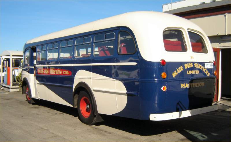 Ford V8 C84BFS Blue Bus 8