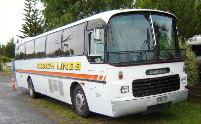 JR Charters Volvo B58 coach