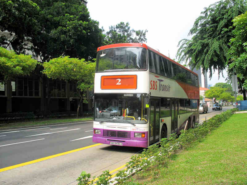 SBS Transit No. 1701E Volvo DD Singapore